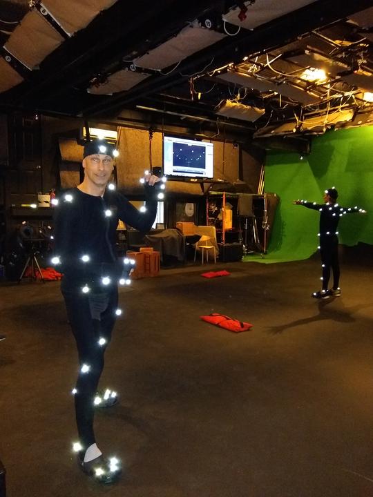 ClaudioNapoleoni on Mocap Set - Sensors ready to go!